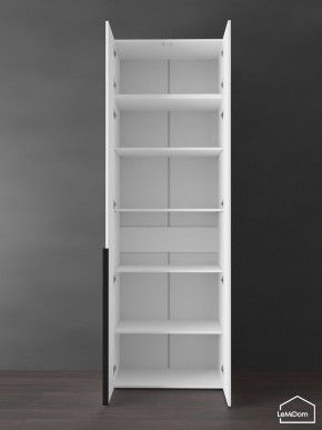 Шкаф с антресолью Linnea MHR-2A-2 2450х800х510 (Белый-М 11.1.2) в Миассе - miass.ok-mebel.com | фото 4