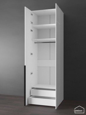 Шкаф с антресолью Linnea MHR-2A-3 2450х800х510 (Белый-М 11.1.1) в Миассе - miass.ok-mebel.com | фото 5