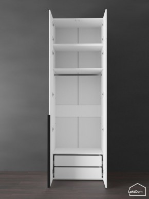 Шкаф с антресолью Linnea MHR-2A-3 2450х800х510 (Белый-М 11.1.1) в Миассе - miass.ok-mebel.com | фото 6