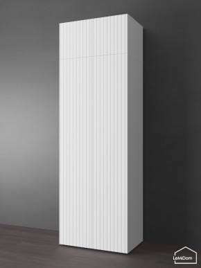 Шкаф с антресолью Linnea MHR-2POA-1 2450х800х510 (Белый-М 11.1.1) в Миассе - miass.ok-mebel.com | фото
