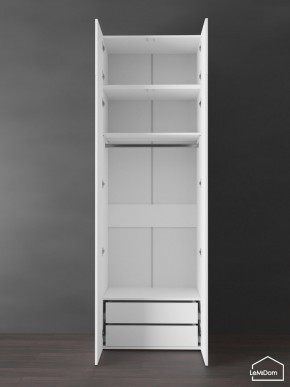 Шкаф с антресолью Linnea MHR-2POA-3 2450х800х510 (Белый-М 11.1.1) в Миассе - miass.ok-mebel.com | фото 5