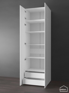 Шкаф с антресолью Linnea MHR-2POA-4 2450х800х510 (Белый-М 11.1.1) в Миассе - miass.ok-mebel.com | фото 5