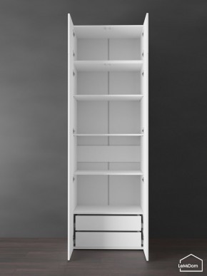 Шкаф с антресолью Linnea MHR-2POA-4 2450х800х510 (Белый-М 11.1.1) в Миассе - miass.ok-mebel.com | фото 6