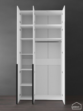 Шкаф с антресолью Linnea MHR-3A-1 2450х1200х510 (Белый-М 11.1.1) в Миассе - miass.ok-mebel.com | фото 5