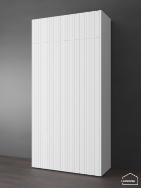 Шкаф с антресолью Linnea MHR-3POA-2 2450х1200х510 (Белый-М 11.1.2) в Миассе - miass.ok-mebel.com | фото