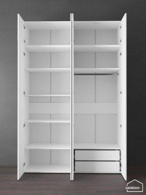 Шкаф с антресолью Linnea MHR-4POA-2 2450х1600х510 (Белый-М 11.1.2) в Миассе - miass.ok-mebel.com | фото 5