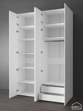 Шкаф с антресолью Linnea MHR-4POA-2 2450х1600х510 (Белый-М 11.1.2) в Миассе - miass.ok-mebel.com | фото 6