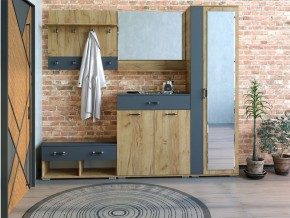 Шкаф ун-й с зеркалом НКМ Бостон Секция 5 в Миассе - miass.ok-mebel.com | фото 2