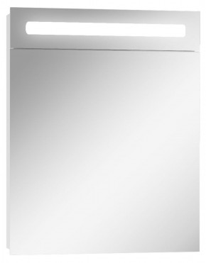 Шкаф-зеркало Аврора 55 левый с подсветкой LED Домино (DV8003HZ) в Миассе - miass.ok-mebel.com | фото
