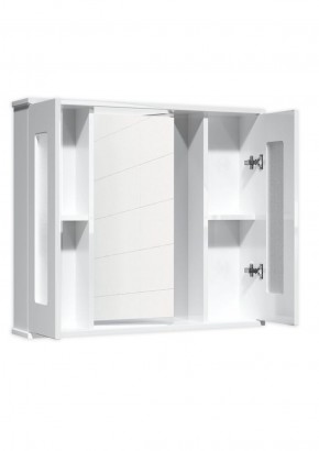 Шкаф-зеркало Кристалл 80 АЙСБЕРГ (DA1804HZ) в Миассе - miass.ok-mebel.com | фото 2