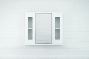 Шкаф-зеркало Кристалл 80 АЙСБЕРГ (DA1804HZ) в Миассе - miass.ok-mebel.com | фото 4
