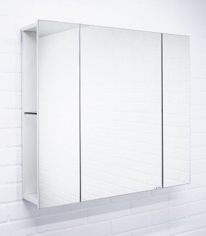 Шкаф-зеркало Мега 85 АЙСБЕРГ (DM4605HZ) в Миассе - miass.ok-mebel.com | фото 6