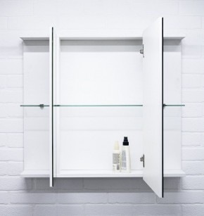 Шкаф-зеркало Мега 85 АЙСБЕРГ (DM4605HZ) в Миассе - miass.ok-mebel.com | фото 7