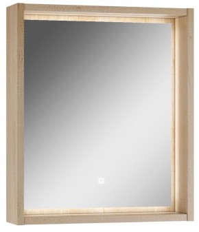 Шкаф-зеркало Nice 60 с подсветкой Домино (DN4706HZ) в Миассе - miass.ok-mebel.com | фото
