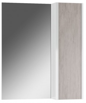 Шкаф-зеркало Uno 60 Дуб серый левый/правый Домино (DU1503HZ) в Миассе - miass.ok-mebel.com | фото 1