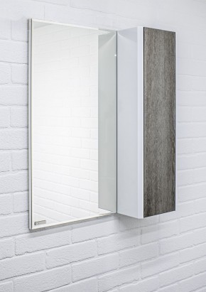 Шкаф-зеркало Uno 60 Дуб серый левый/правый Домино (DU1503HZ) в Миассе - miass.ok-mebel.com | фото 9