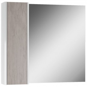 Шкаф-зеркало Uno 80 Дуб серый левый/правый Домино (DU1504HZ) в Миассе - miass.ok-mebel.com | фото 6