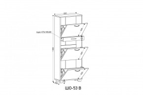 ШО-53 В тумба для обуви в Миассе - miass.ok-mebel.com | фото 3