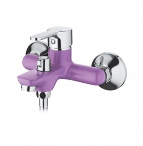 Смеситель для ванны Accoona A6367S фиолетовый в Миассе - miass.ok-mebel.com | фото