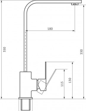 Смеситель MS-012 в Миассе - miass.ok-mebel.com | фото 2