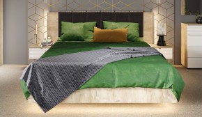Спальня Джулия Кровать 160 МИ с подъемным механизмом Дуб крафт серый в Миассе - miass.ok-mebel.com | фото 4