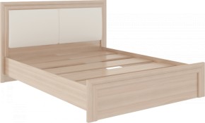 Кровать 1.6 Глэдис М31 с настилом и мягкой частью (ЯШС/Белый) в Миассе - miass.ok-mebel.com | фото