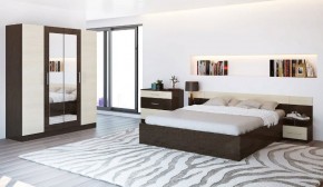 Спальный гарнитур Леси + 4-х створчатый шкаф в Миассе - miass.ok-mebel.com | фото 3