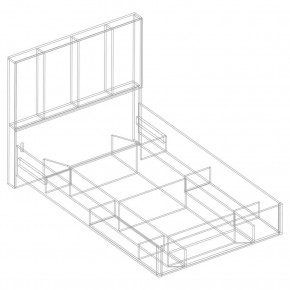 Спальный гарнитур "Сандра" (модульный) в Миассе - miass.ok-mebel.com | фото 4