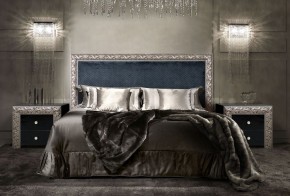 Спальный гарнитур Тиффани Premium черная/серебро в Миассе - miass.ok-mebel.com | фото 2
