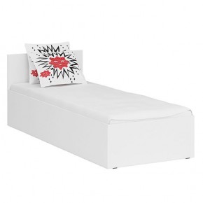 Стандарт Кровать 0800, цвет белый, ШхГхВ 83,5х203,5х70 см., сп.м. 800х2000 мм., без матраса, основание есть в Миассе - miass.ok-mebel.com | фото 1
