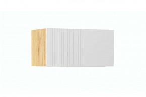 СТЕФАНИ-1.1 Антресоль (дуб крафт золотой/белый софт) в Миассе - miass.ok-mebel.com | фото