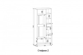 СТЕФАНИ-2 Шкаф в Миассе - miass.ok-mebel.com | фото 2