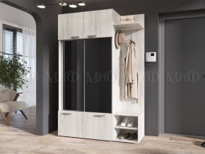 СТЕЛЛА Прихожая (ЛДСП) дуб крафт белый в Миассе - miass.ok-mebel.com | фото 2