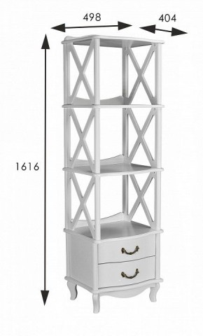 Стеллаж комбинированный Джульетта Л в Миассе - miass.ok-mebel.com | фото 4