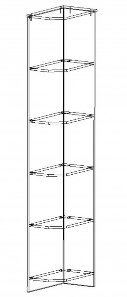 Стенка Сабина (модульная) венге/дуб белфорт в Миассе - miass.ok-mebel.com | фото 13