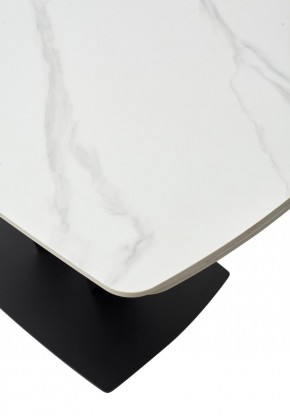 Стол ALATRI 120 MATT WHITE MARBLE SOLID CERAMIC / BLACK, ®DISAUR в Миассе - miass.ok-mebel.com | фото 11