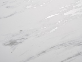 Стол BELLUNO 160 MARBLES KL-99 Белый мрамор матовый, итальянская керамика/ белый каркас, ®DISAUR в Миассе - miass.ok-mebel.com | фото 3