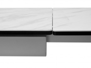 Стол BELLUNO 160 MARBLES KL-99 Белый мрамор матовый, итальянская керамика/ белый каркас, ®DISAUR в Миассе - miass.ok-mebel.com | фото 9