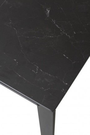 Стол CORNER 120 MATT BLACK MARBLE SOLID CERAMIC / BLACK, ®DISAUR в Миассе - miass.ok-mebel.com | фото 9