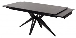 Стол FORIO 160 MATT BLACK MARBLE SOLID CERAMIC / BLACK, ®DISAUR в Миассе - miass.ok-mebel.com | фото 7