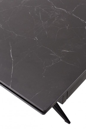 Стол FORIO 160 MATT BLACK MARBLE SOLID CERAMIC / BLACK, ®DISAUR в Миассе - miass.ok-mebel.com | фото 9