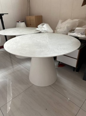 Стол LAURI 120 цвет #S-6 / светло-серый, ®DISAUR в Миассе - miass.ok-mebel.com | фото