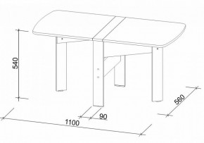 Стол обеденный СтК6 в Миассе - miass.ok-mebel.com | фото 3