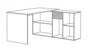 Стол письменный Лайт 03.245 F (белый) в Миассе - miass.ok-mebel.com | фото 3