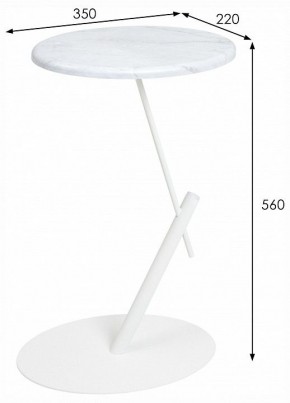 Стол придиванный МеталлАрт М015 в Миассе - miass.ok-mebel.com | фото 8