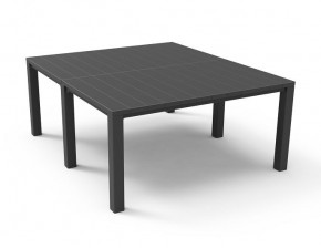 Стол раскладной Джули (Julie Double table 2 configurations) Графит в Миассе - miass.ok-mebel.com | фото 3