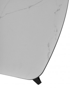 Стол RASMUS 160 TL-45 Белый мрамор, испанская керамика / черный каркас, ®DISAUR в Миассе - miass.ok-mebel.com | фото 6