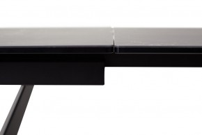 Стол RIETI 200 NERO KL-116 Черный мрамор матовый, итальянская керамика/ черный каркас, ®DISAUR в Миассе - miass.ok-mebel.com | фото 3