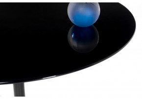 Стол стеклянный Tulip 90x74 black glass в Миассе - miass.ok-mebel.com | фото 2