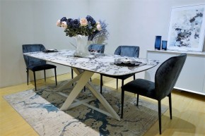 Стол VICENZA 220 BULGARI WHITE, керамика / белый, ®DISAUR в Миассе - miass.ok-mebel.com | фото 12